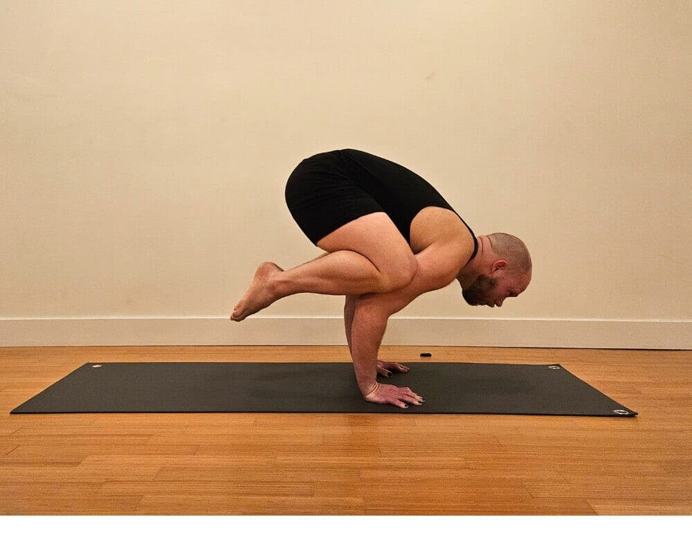 Crow pose Tim Balanzs