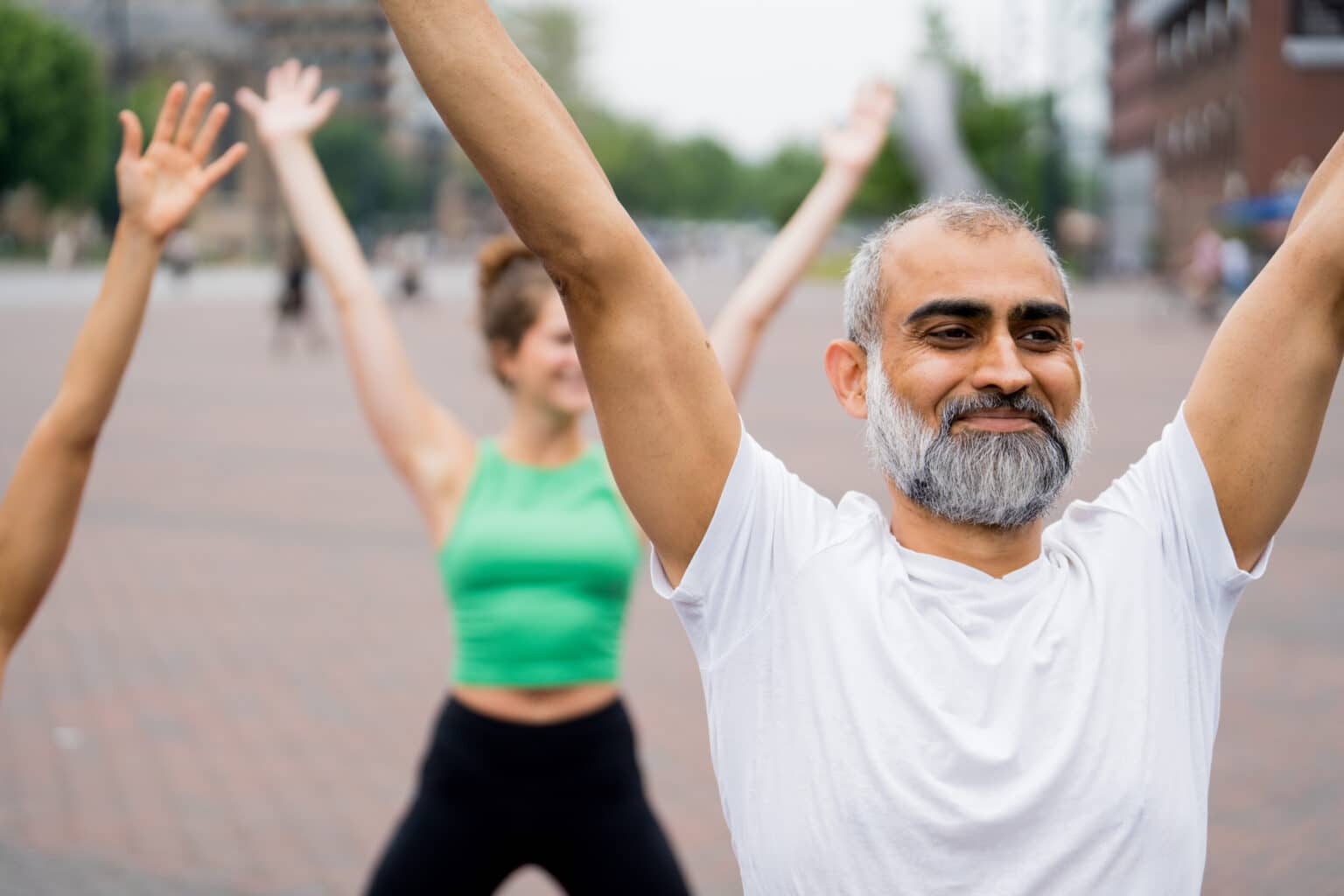 Bedrijfsyoga balanzs